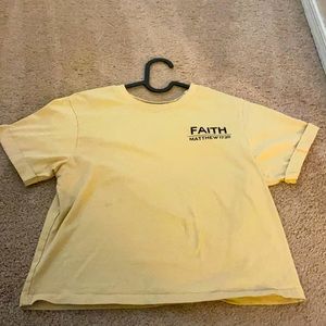 Cropped short sleeve Tee